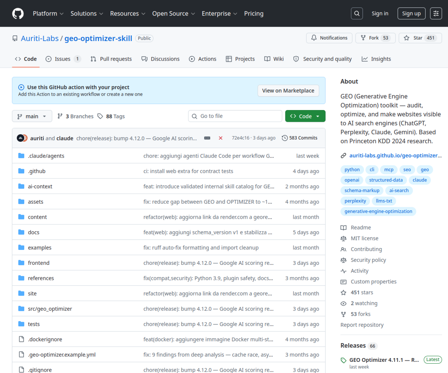 GEO Optimizer